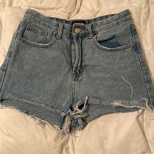 Denim shorts. Brand momokrom. Bought on dollskill.